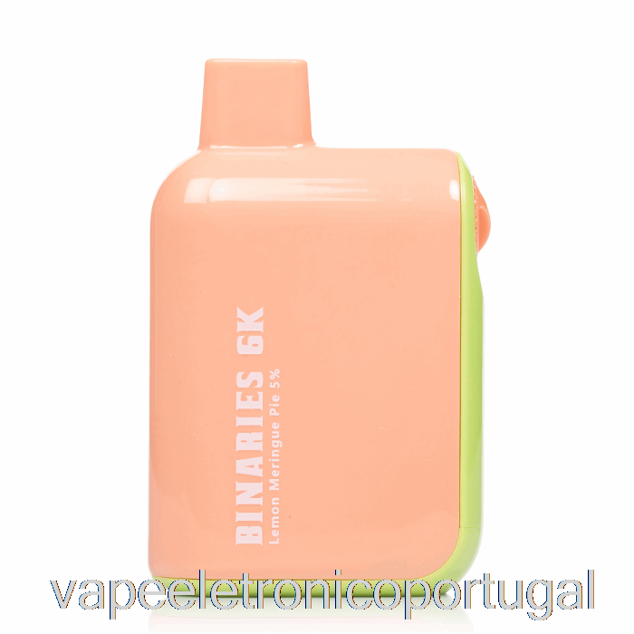 Vape Eletrônico Horizonte Binários 6k 6000 Torta De Merengue De Limão Descartável